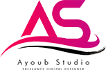 Logo d'Ayoub Studio, responsable marketing digital et graphiste freelance